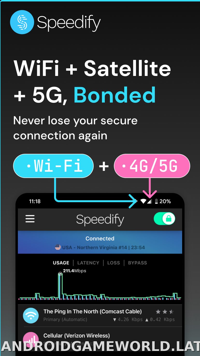 Speedify скриншот 1
