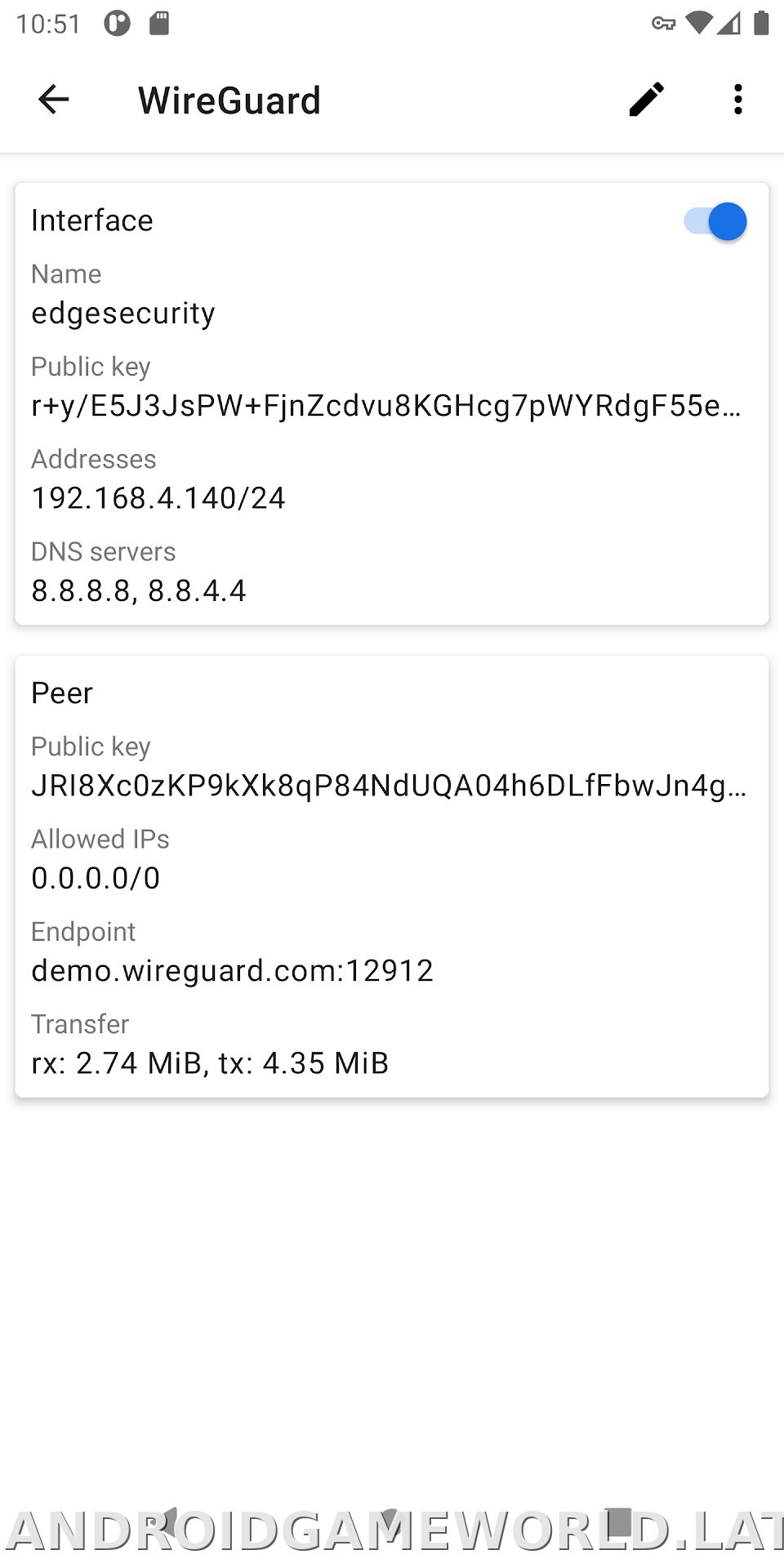 WireGuard скриншот 2